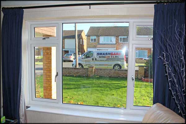 With window film
